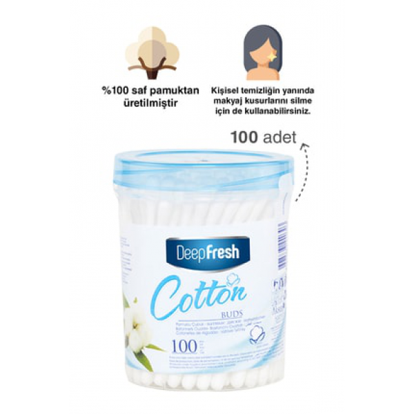 Deep Fresh Kulak Çubuğu 100 Adet 